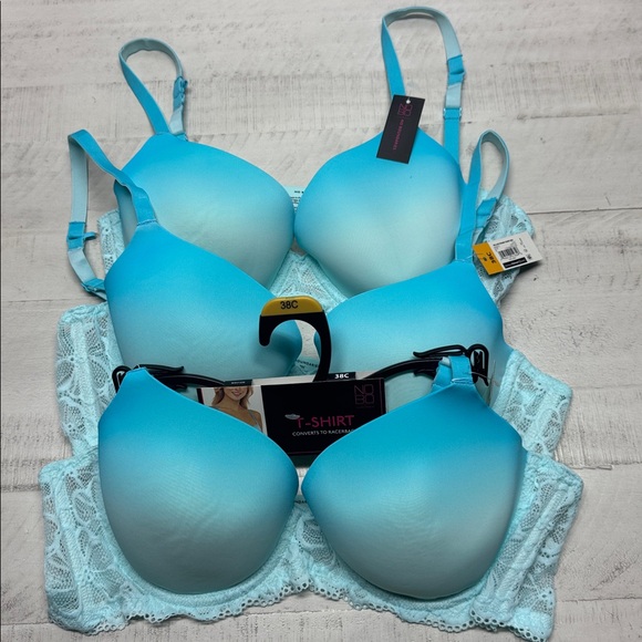 No Boundaries Other - Set of 3 No Boundaries Women's T-shirt Bra  Smooth; soft, light lined cups;